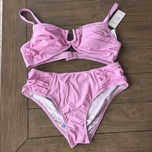 Cupshe Pink Bikini Set